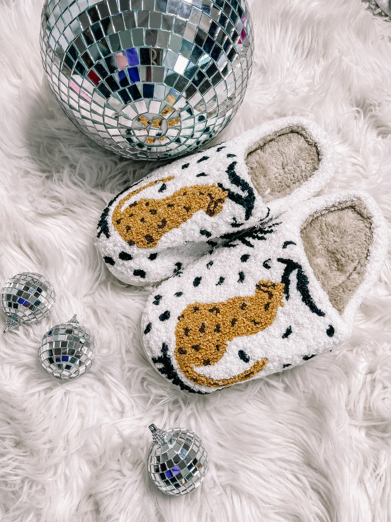 Fierce Leopard Slippers