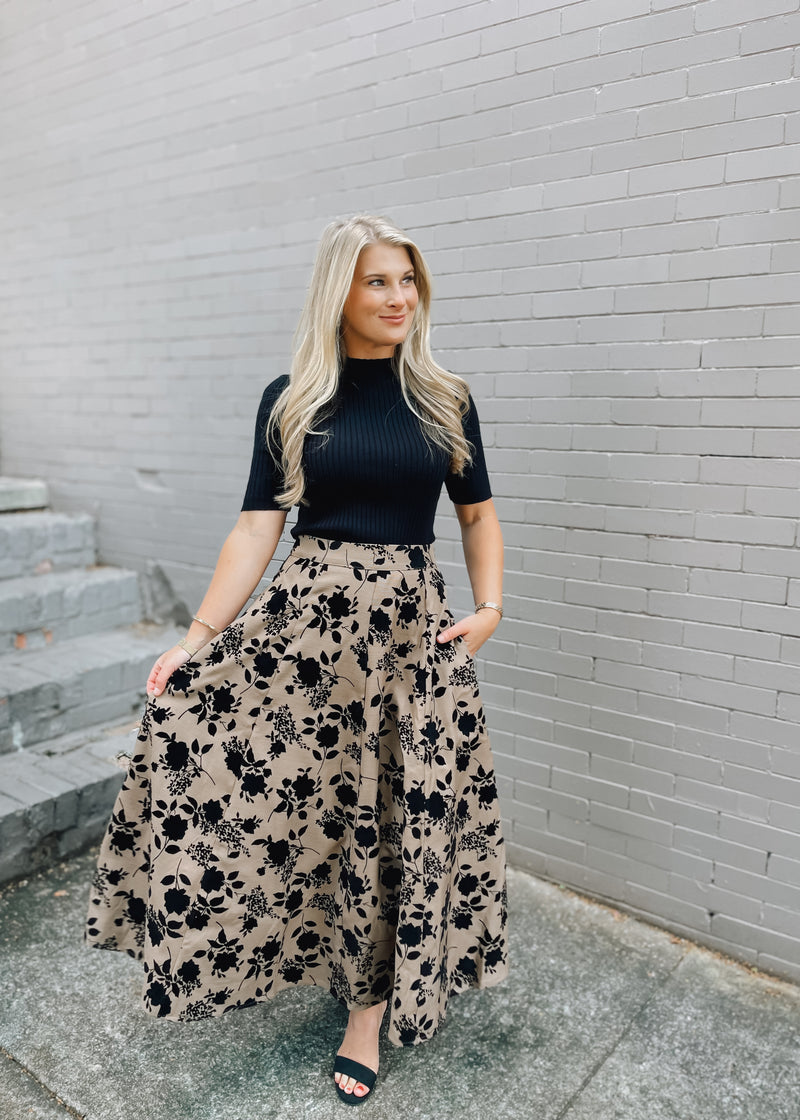 Only Just Begun Midi Skirt