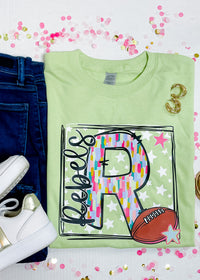 Star Box Mascot Letter Graphic Tee (S-2XL)