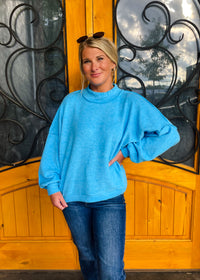 Set The Tone Turtle Neck Fleece Sweater