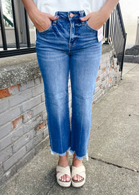 I'll Be Straightforward High Rise Straight Jeans