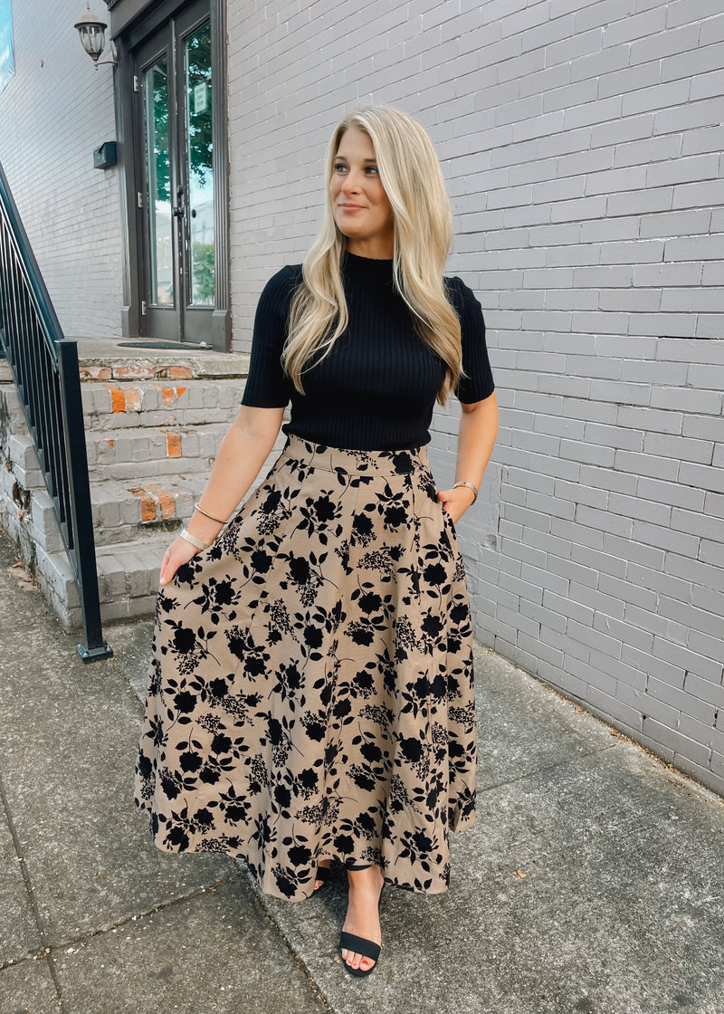 Only Just Begun Midi Skirt