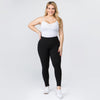 Black Butter Leggings Full Length High Waistband  (OS-PLUS SIZE)