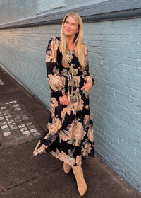 Just Going With It Midi Dress