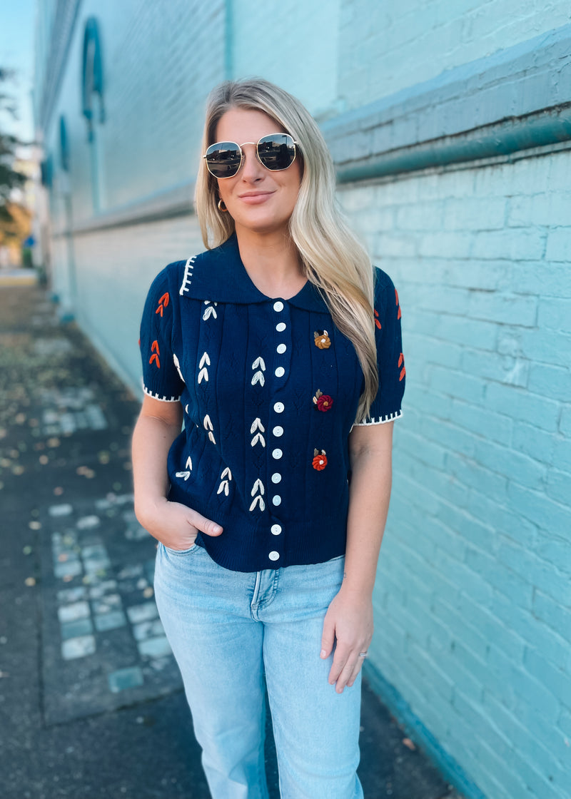 Keep Things Simple Short Sleeve Sweater