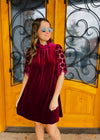 Simple Times Velvet Dress