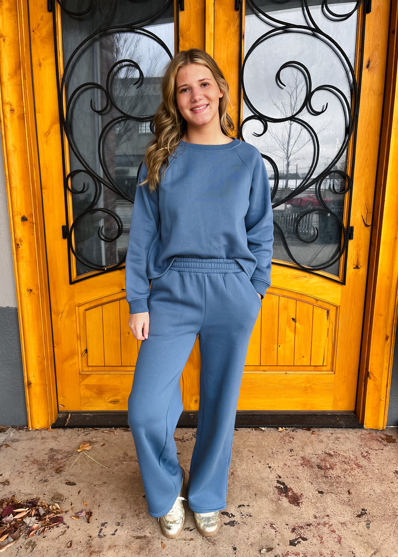 At Its Best Fleece Long Sleeve Two Piece Set