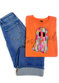 Girly Spooky Ghost Graphic Tee (S-2XL)