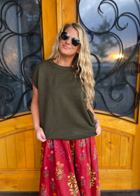 Might Surprise You Short Sleeve Sweater