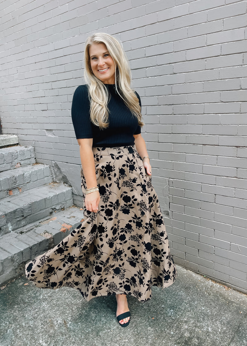 Only Just Begun Midi Skirt