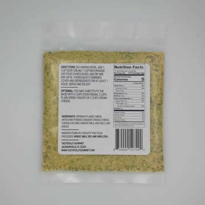 Spinach Artichoke Dip Mix