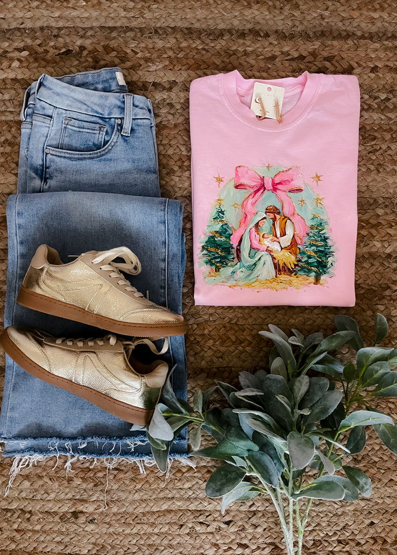 Painted Nativity Scene Graphic Tee (S-2XL)