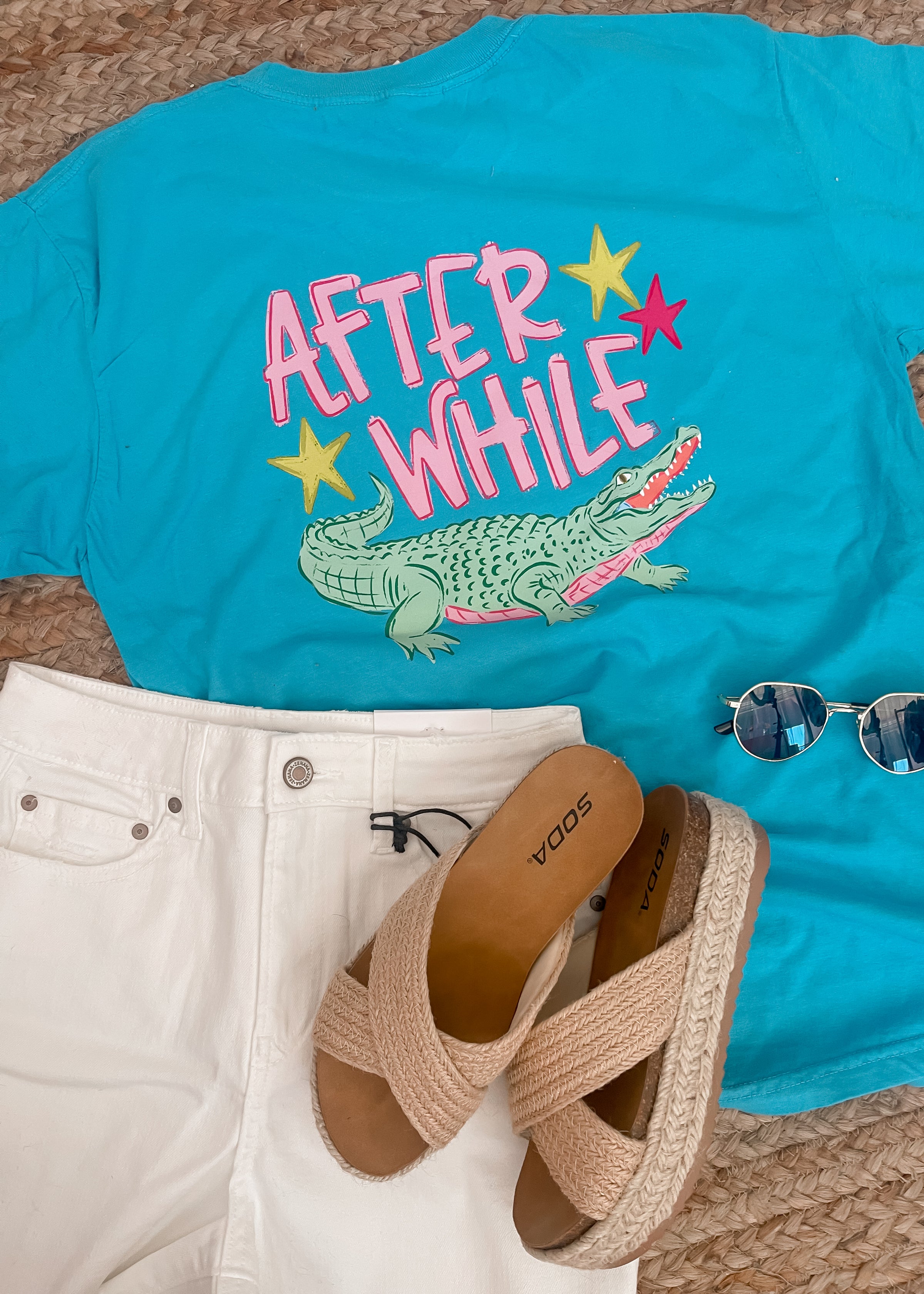 Later Alligator, After While Crocodile Graphic Tee (S-2XL)