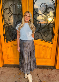 Moonlight Serenade Midi Skirt