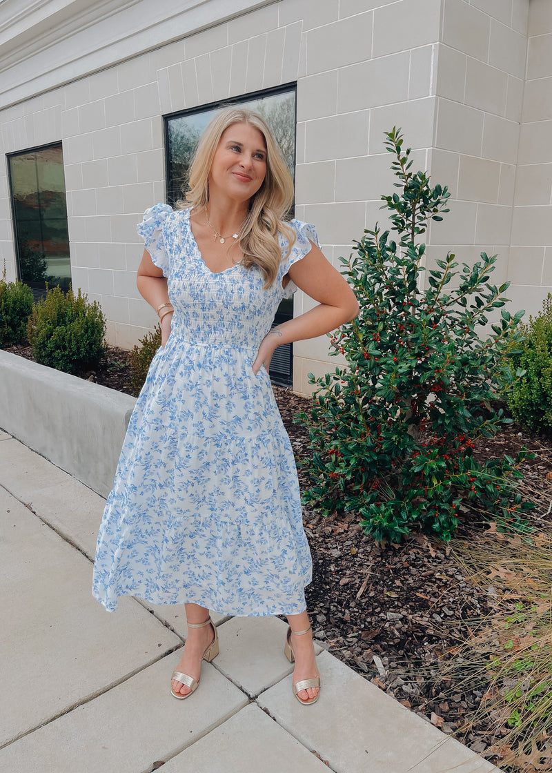 Dancing With Joy Midi Dress