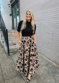 Only Just Begun Midi Skirt