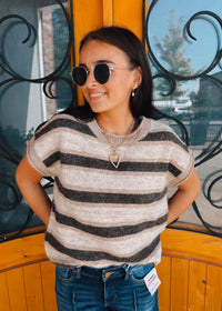 In Case You Missed It Striped Knit Sweater