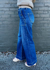 Forever Again Wide Leg Pocket Jeans