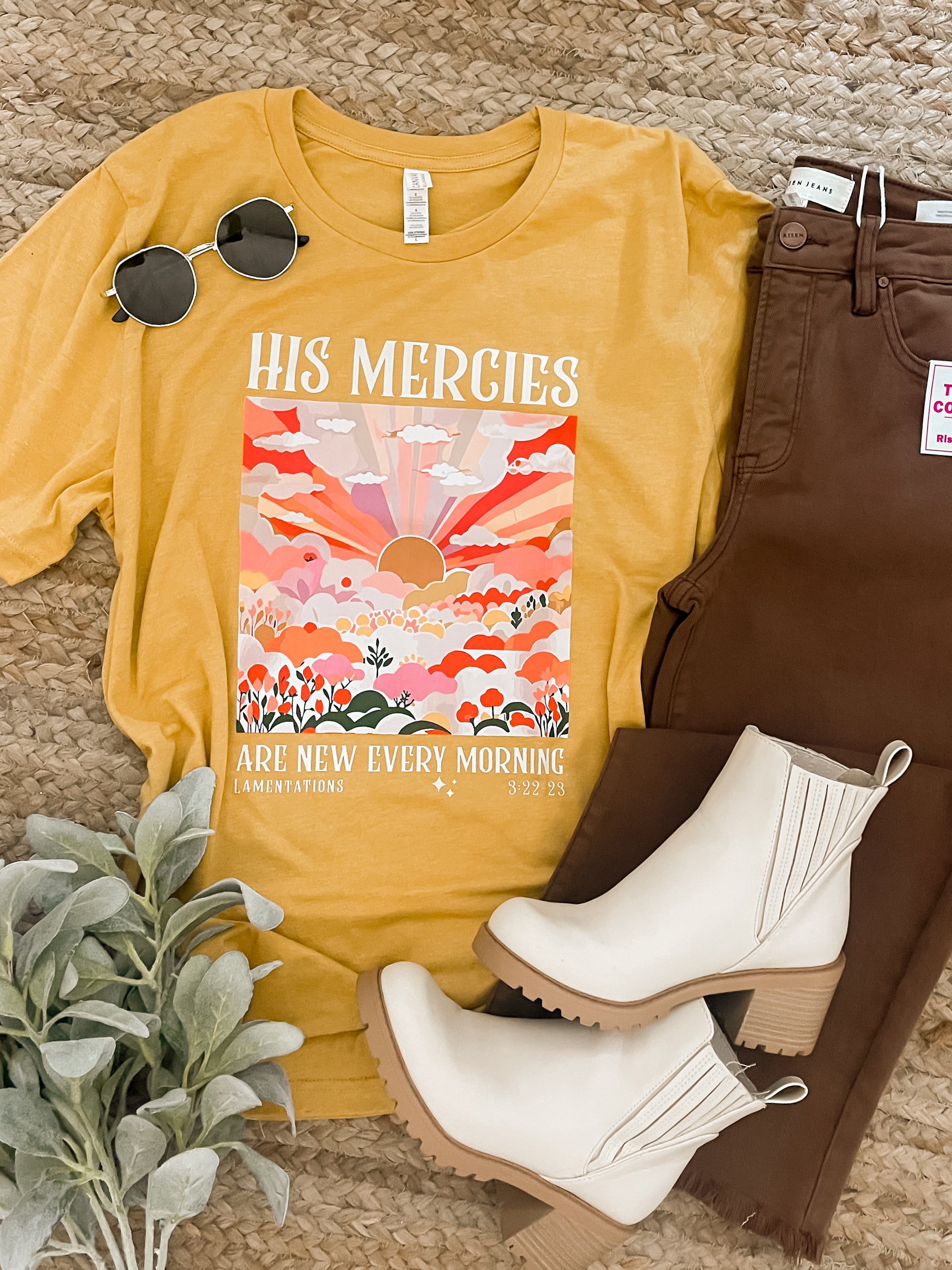 His Mercies are New Every Morning Graphic Tee (S-3XL)