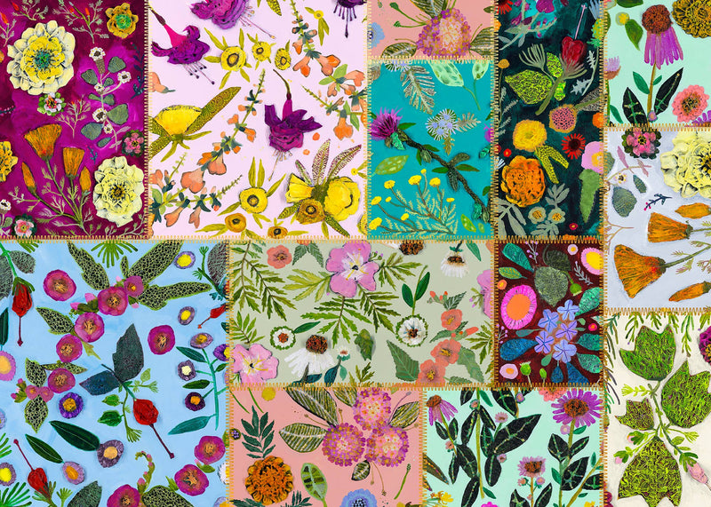 Wildflowers Patchwork Puzzle