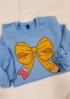 Bow Pencil Sweatshirt (S-2XL)