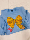 Bow Pencil Sweatshirt (S-2XL)