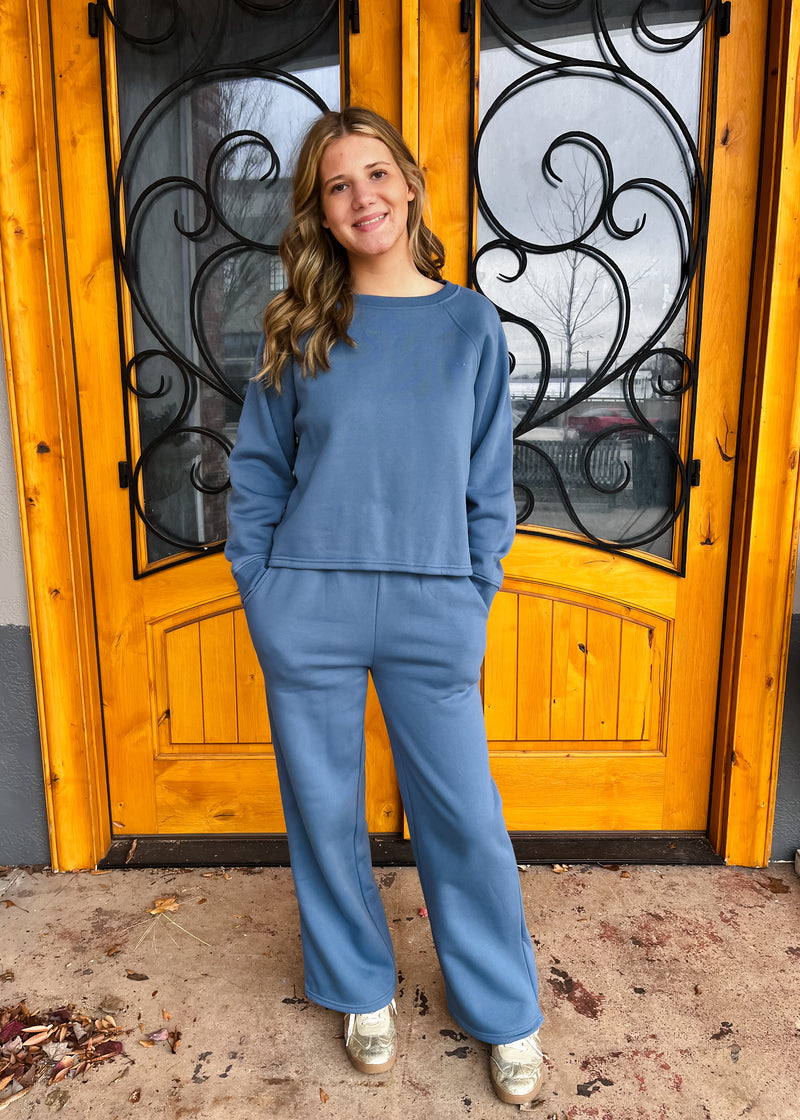 At Its Best Fleece Long Sleeve Two Piece Set