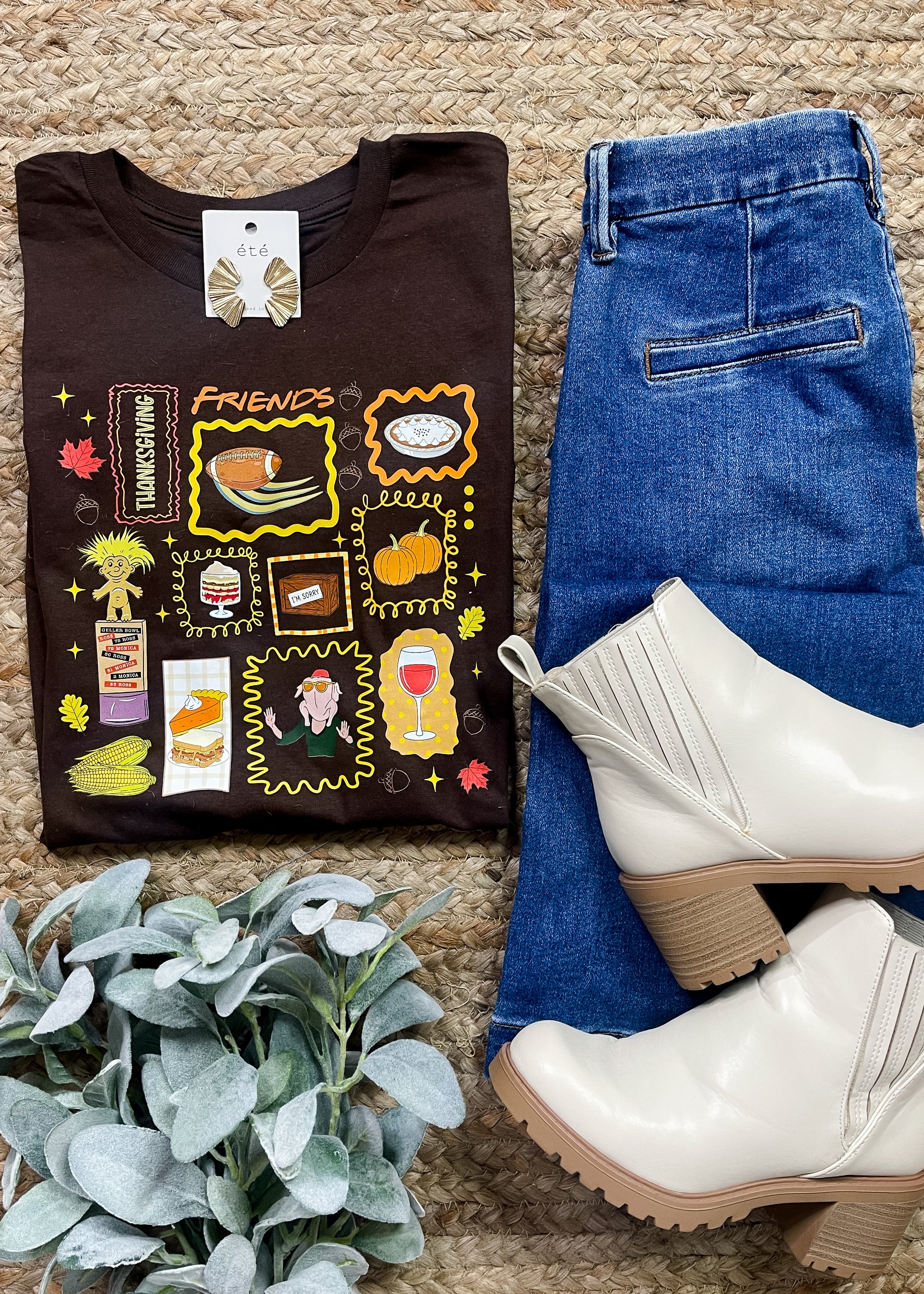 Friends Thanksgiving Graphic Tee (S-3XL)