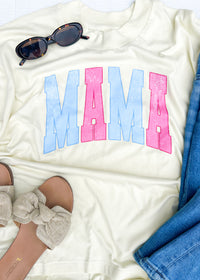 Mama Mock Neck Graphic tee (S-2XL)