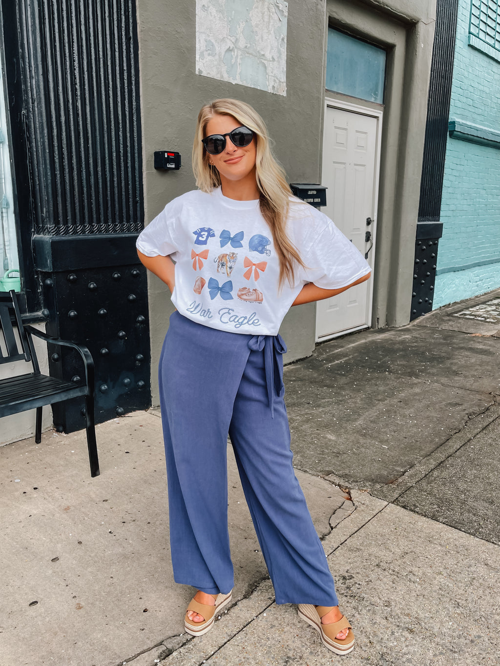 War Eagle Bow Grid Graphic Tee (S-2XL)