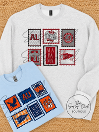 Classic Collegiate Stamp Sweatshirt