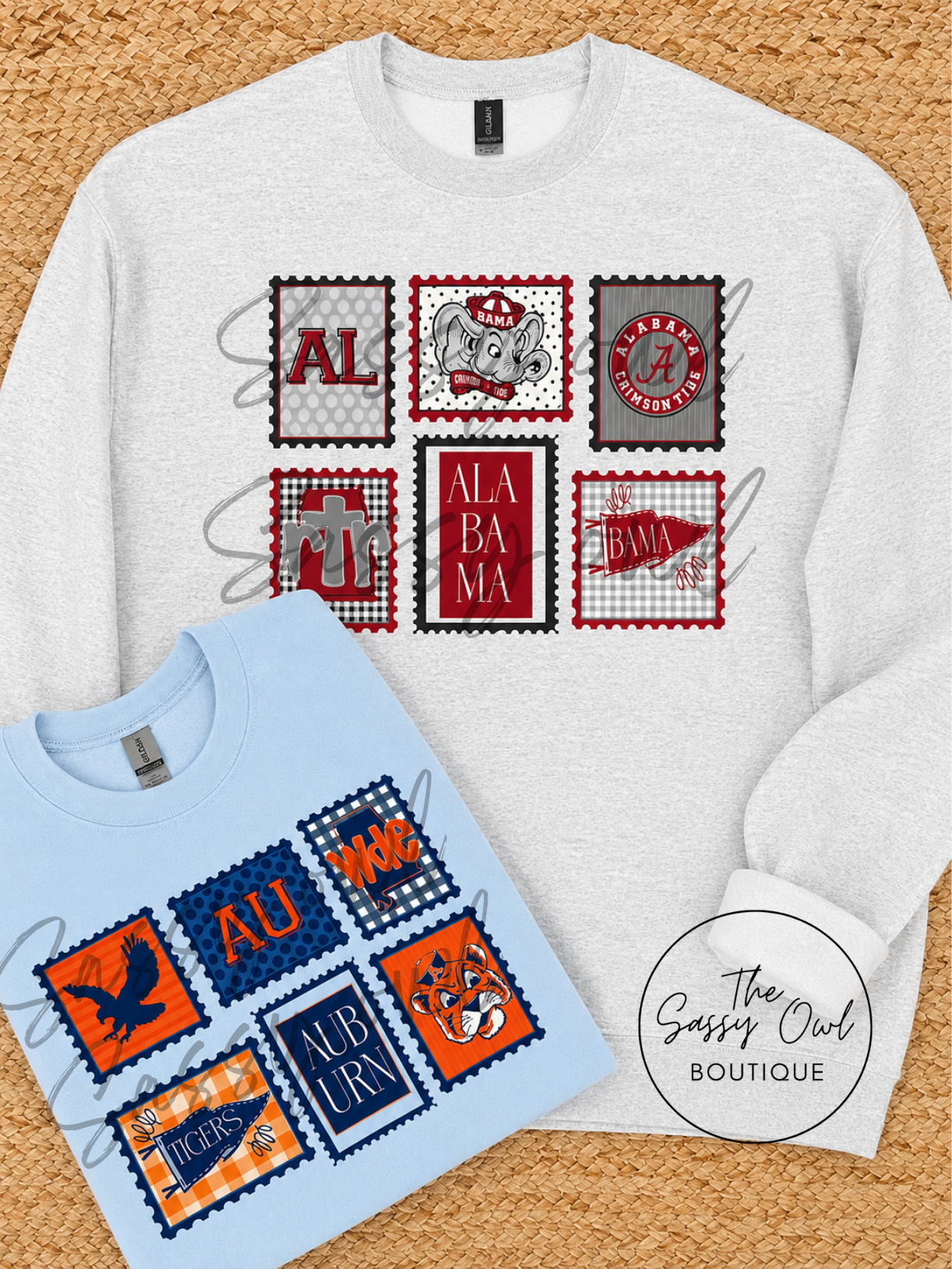 Classic Collegiate Stamp Sweatshirt