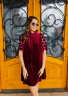 Simple Times Velvet Dress