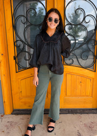 Got My Attention Acid Wash Frayed Jean - Ash Jade