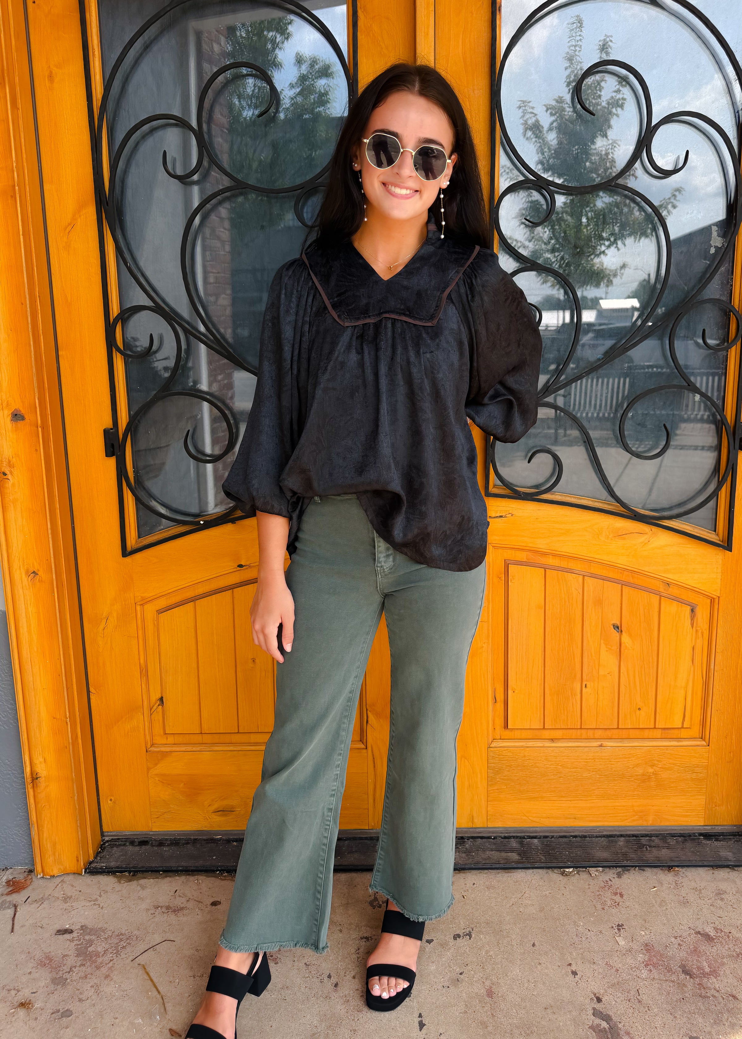 Got My Attention Acid Wash Frayed Jean - Ash Jade