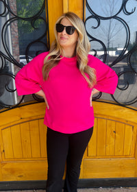 Check Me Out Scuba 3/4 Sleeve Pullover (S-XL)