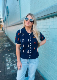 Keep Things Simple Short Sleeve Sweater