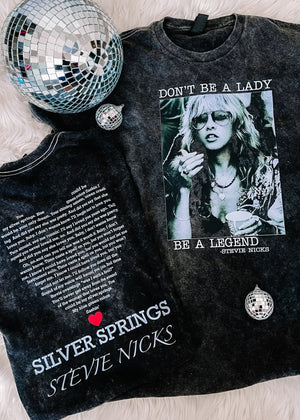 Acid Wash Stevie Nicks Graphic Tee (S-2XL)