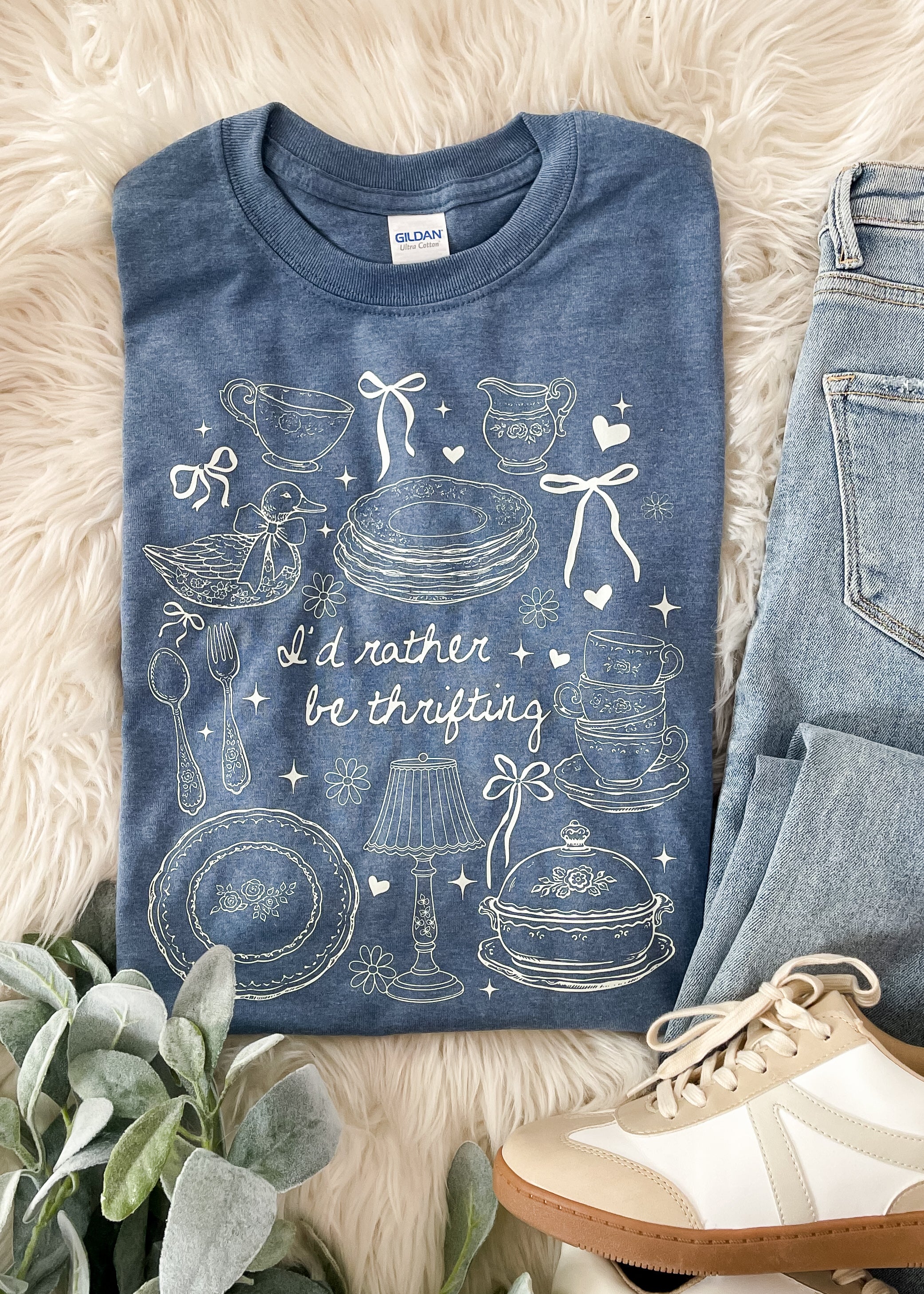 I'd Rather Be Thrifting Graphic Tee (S-2XL)