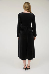 New Traditions Velvet Midi Dress