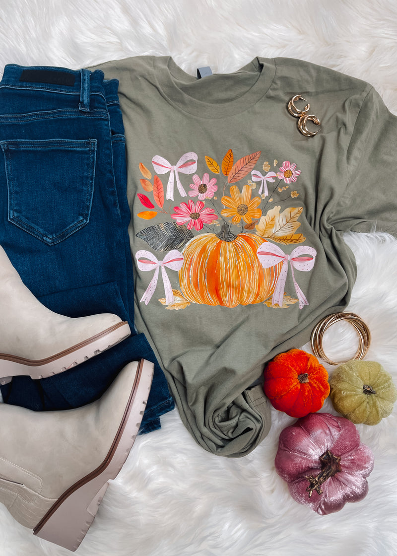 Fall Floral Graphic Tee (S-2XL)