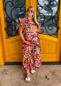 The Poetry Of You Midi Dress