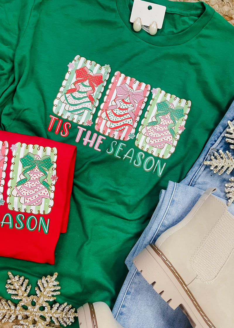 Tis The Season - Christmas Tree Cakes Graphic Tee (S-2XL)