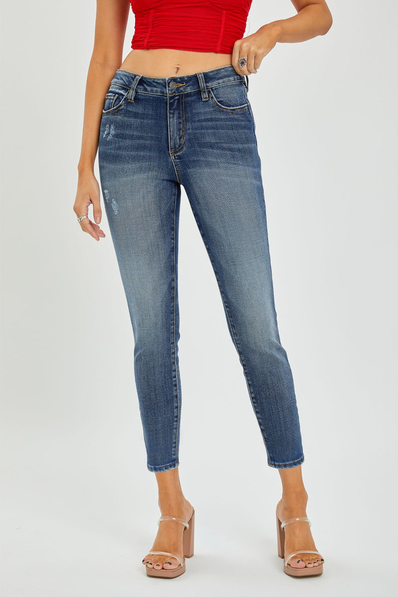 Nothing Else Dark Wash Skinny Jeans