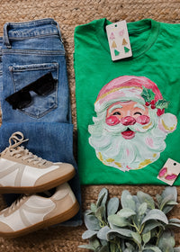 Painted Santa Graphic Tee (S-2XL)