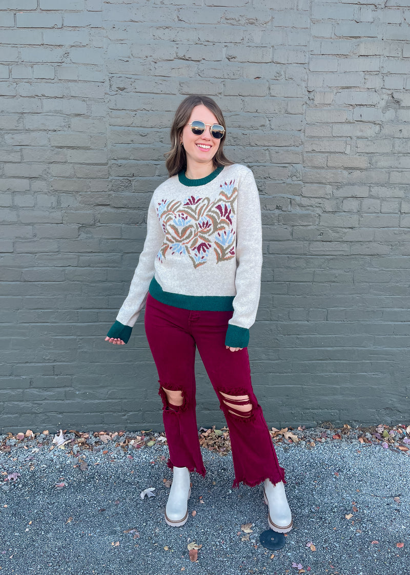Rustic Romance Sweater