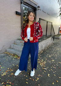 Promise Me This Navy Linen Pants