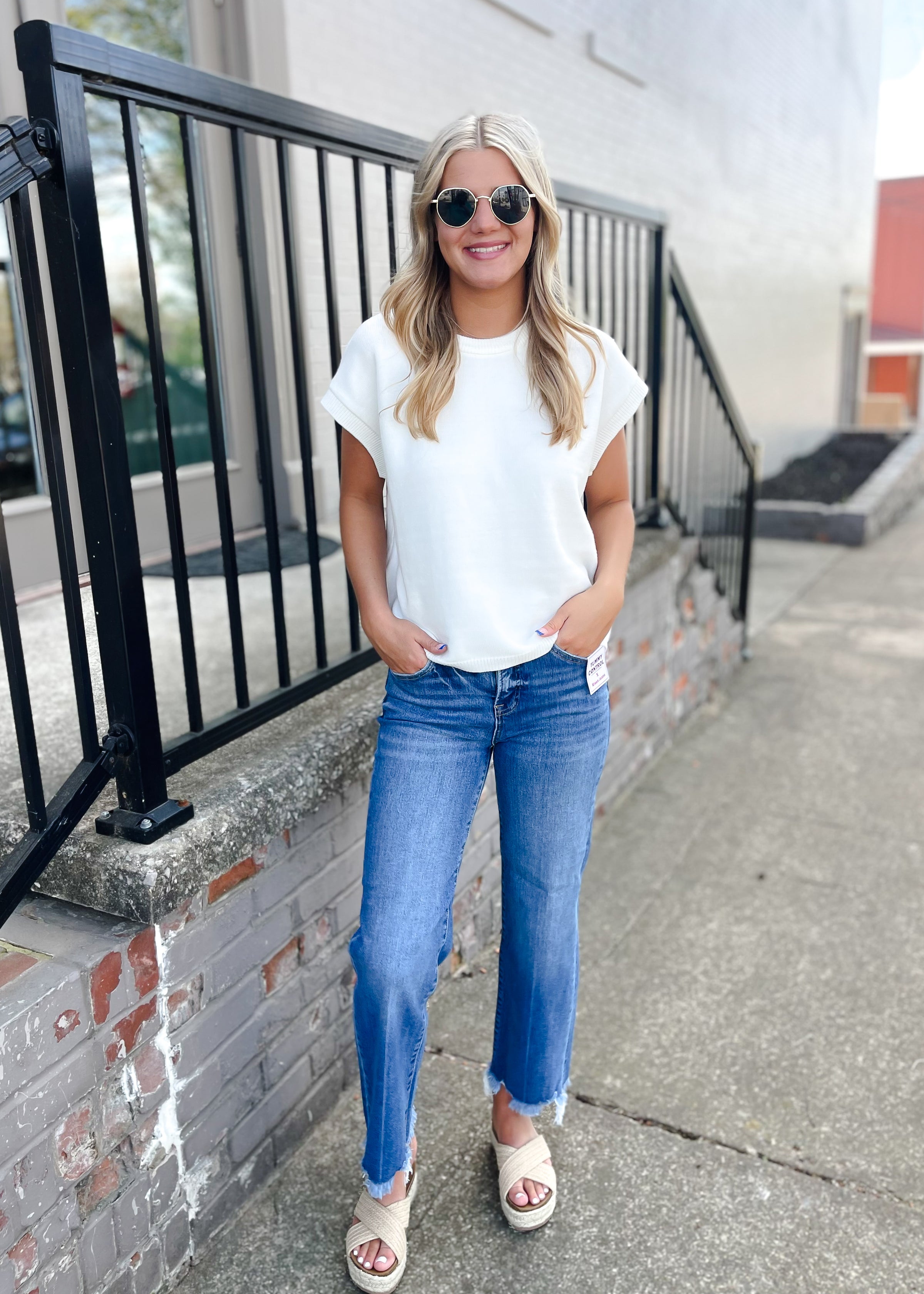 I'll Be Straightforward High Rise Straight Jeans