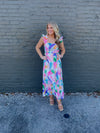 Watercolor Masterpiece Midi Dress