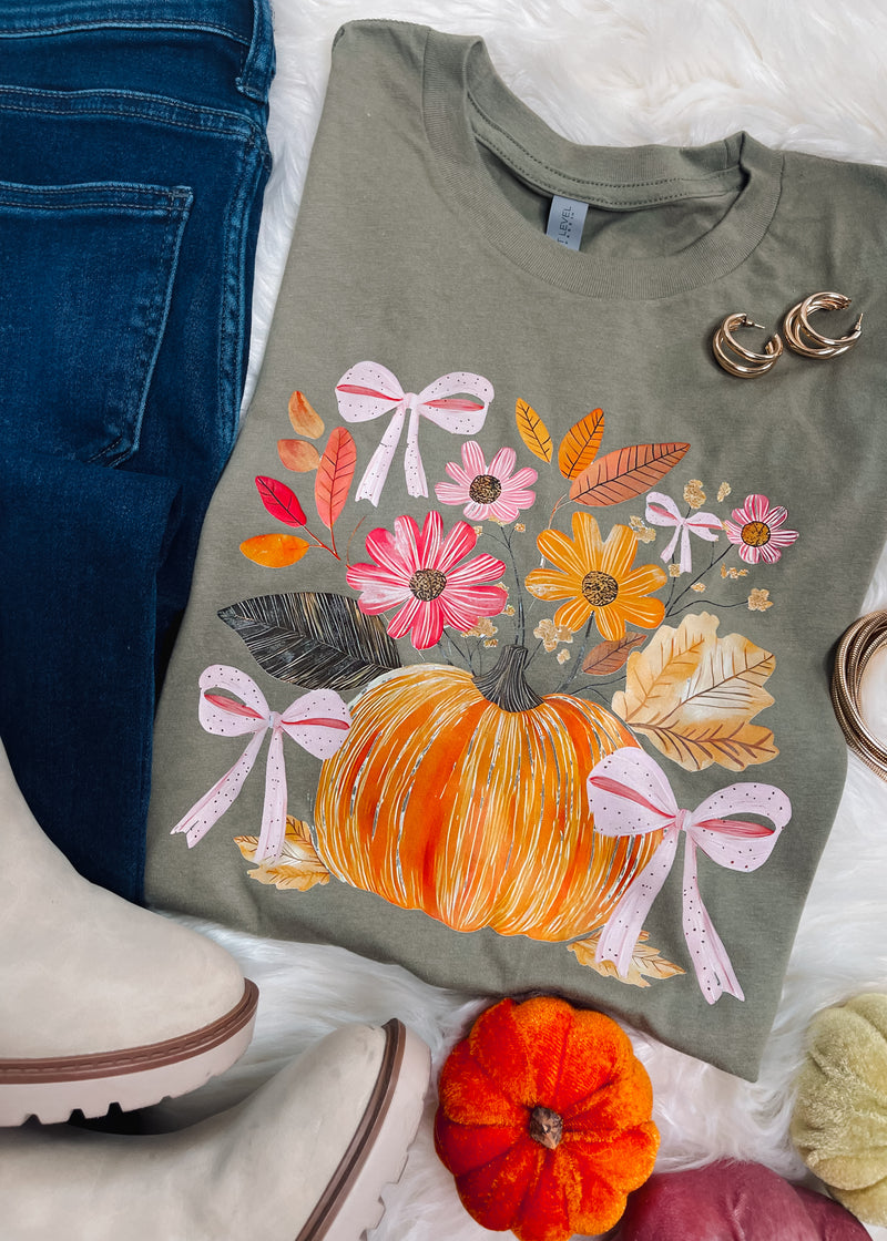 Fall Floral Graphic Tee (S-2XL)